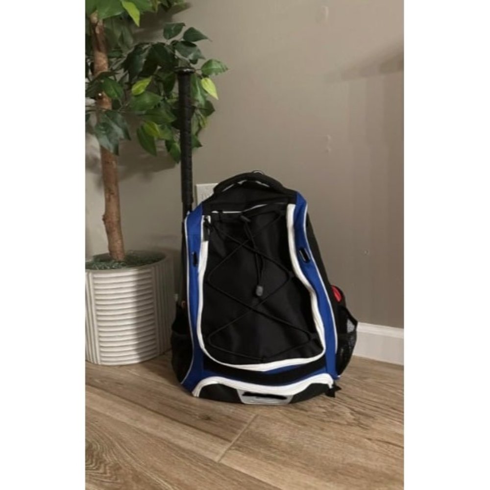 Youth Baseball Bag - Bat Backpack for Baseball, T-Ball & Softball Equipment